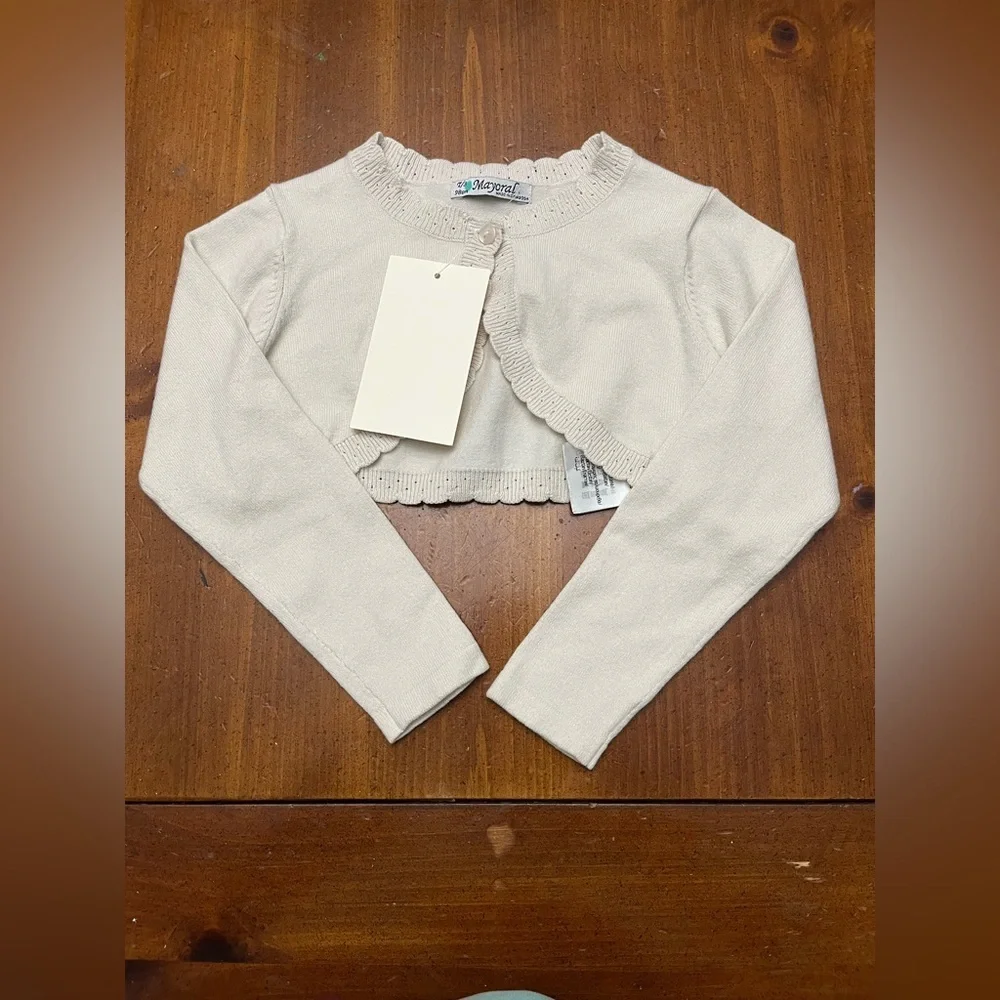 New mayoral White cardigan